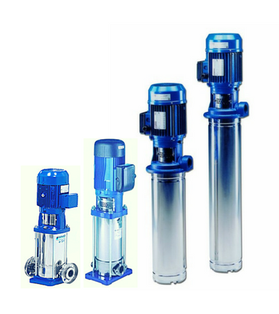 Vertical in-line pumps